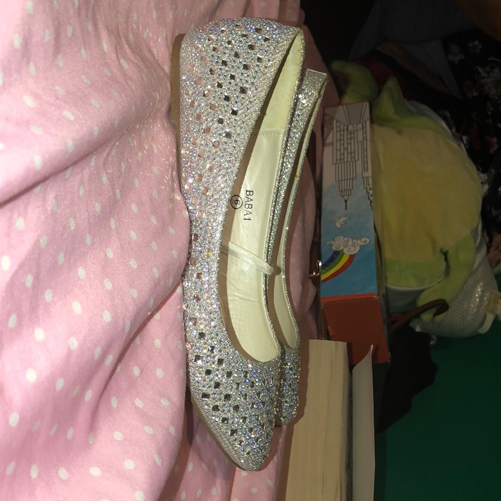 David’s bridal flats